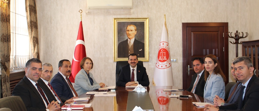 Bakan Yardımcımız Sayın Mehmet YILMAZ'a Adli Sicil Bilgi Sistemi Hakkında Bilgi Verildi.
